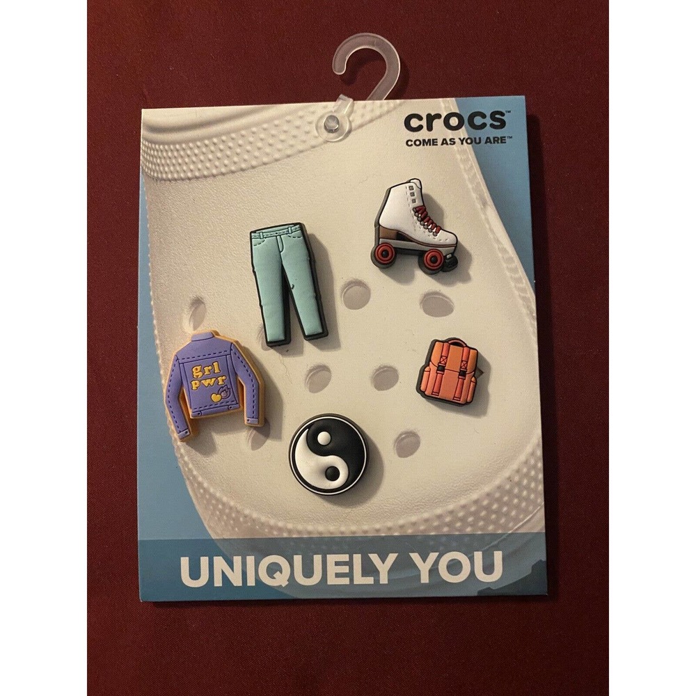 Crocs Roller Girlie Uniquely You, Girl Power, Roller skate, Yin Yang
